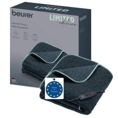 Beurer HD65 Tamsiai pilka Limited Edition Šildanti antklodė 2026m. (HD 65) 1